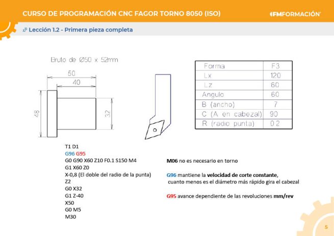 PDF del curso Programación CNC Fagor torno 8050 ISO - Imagen 2