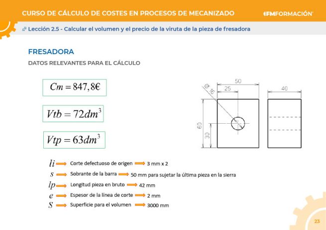PDF del curso Cálculo de costes en procesos de mecanizado - Imagen 4